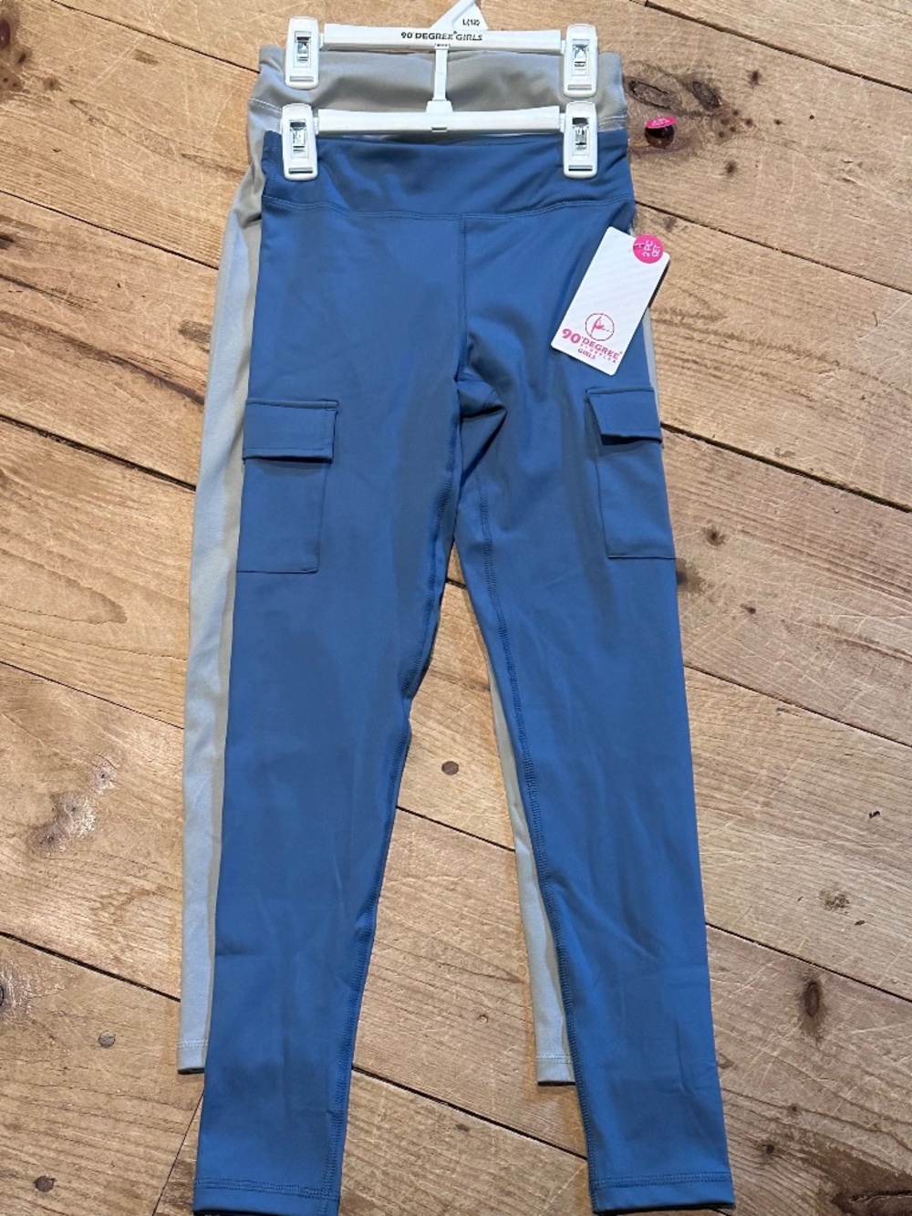 BACK TO SCHOOL 90 Degree Girls By Reflex 2 Pair Cargo & Interlock Leggings
